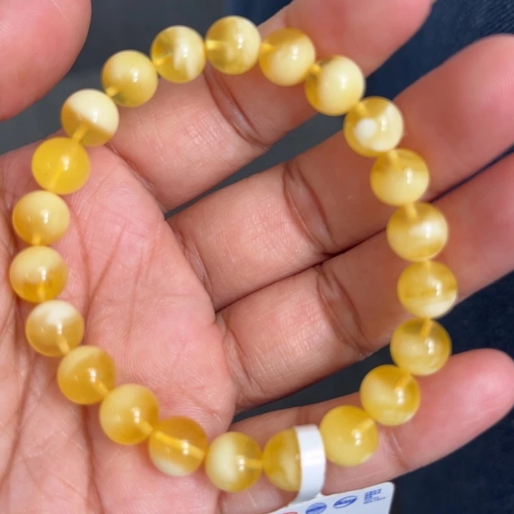 琥珀未镶嵌珠宝奇石M69号8+金白