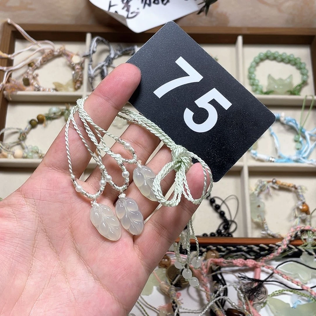 合金蛇纹石玉手链