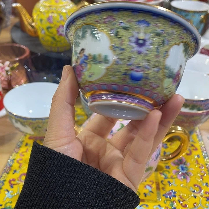 珐琅景德镇陶瓷瓷碗