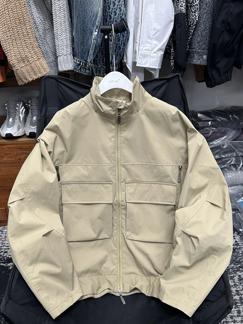 侧重秋冬新款时尚潮流穿搭款高品质休闲夹克外套-8111
