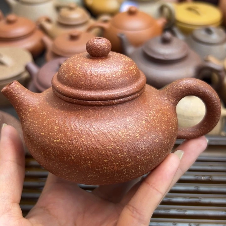 茶壶紫砂红降坡容天