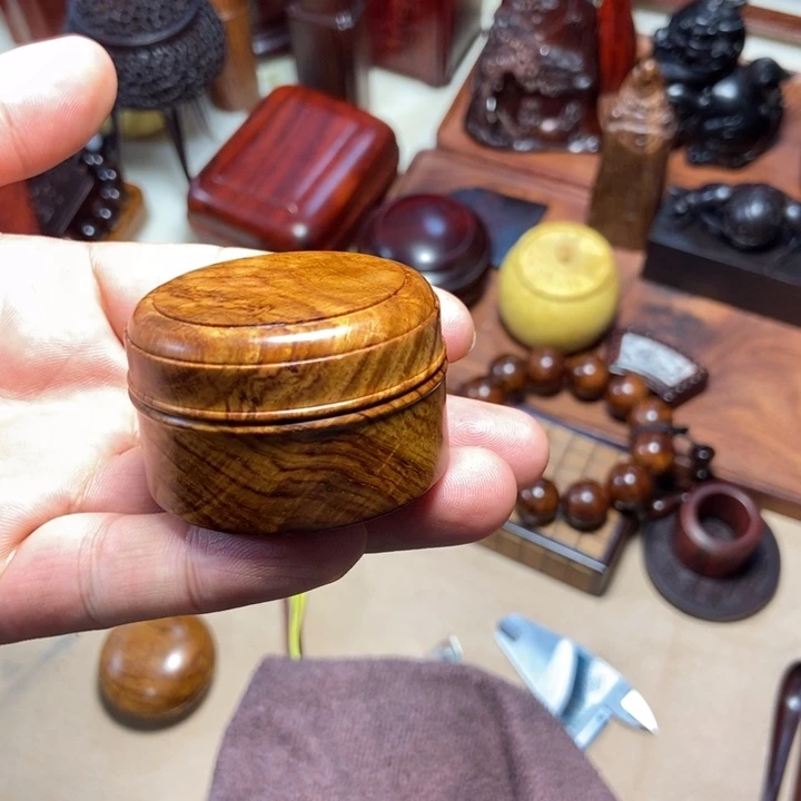 黄花梨/降香黄檀圆盒