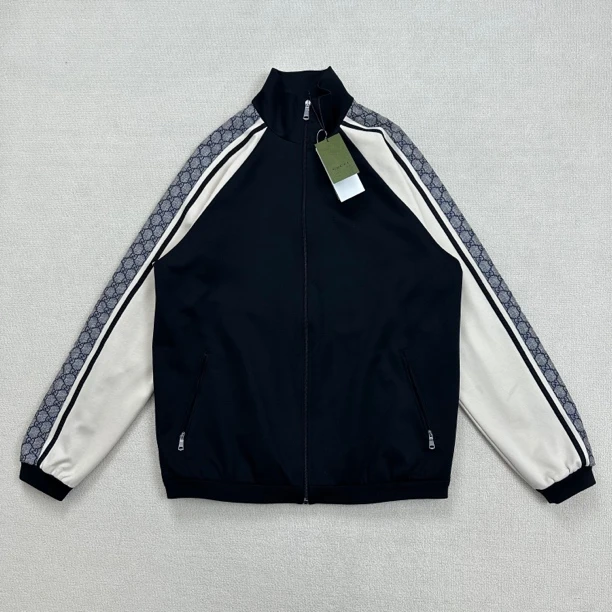 全新未使用 GUCCI/古驰 蛇纹满印logo夹克/M码/WL0866