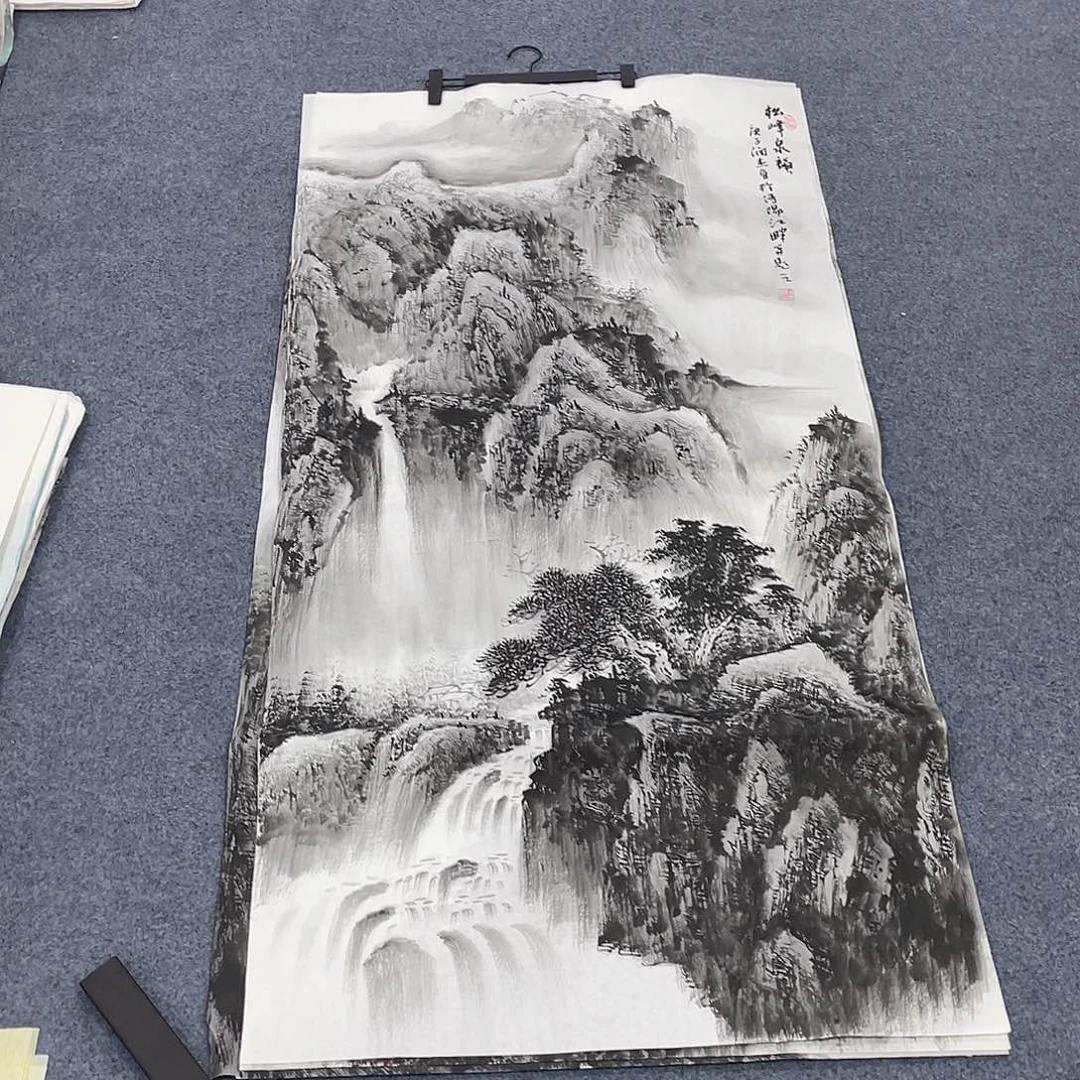 国国画作品小姐姐放漏…