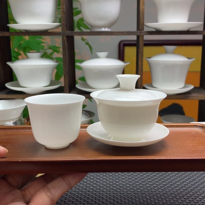 迷你小盖碗60cc+1只60cc铃铛杯