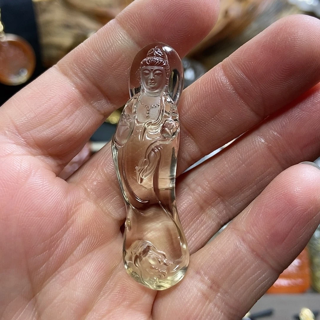 水晶天然水晶吊坠未镶嵌