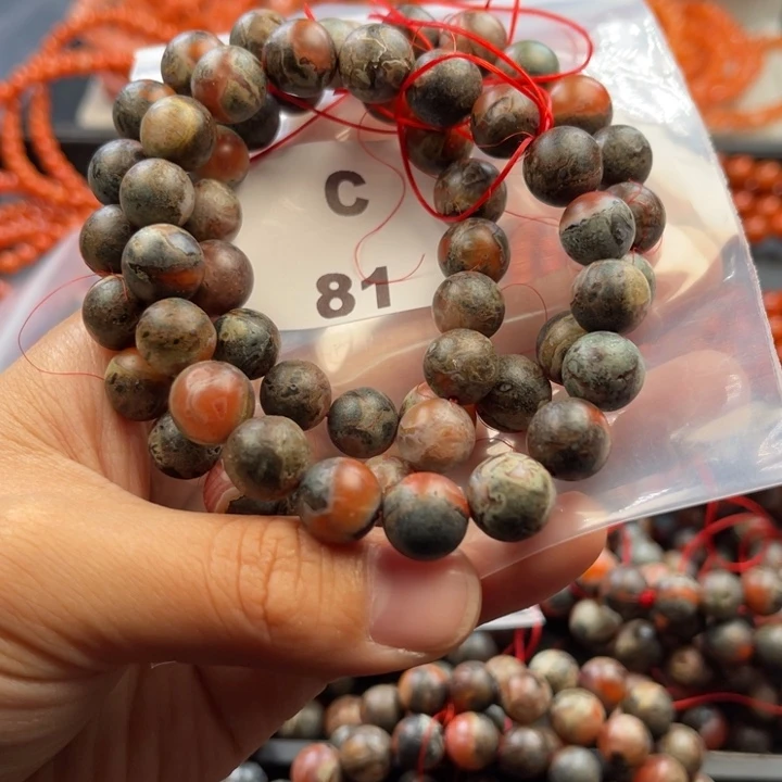 南红玛瑙未镶嵌多样性发货默认微瑕称重10mm3条