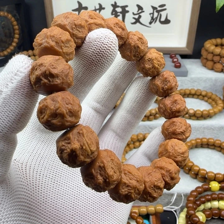 17左右龙蛇之变猴头手串