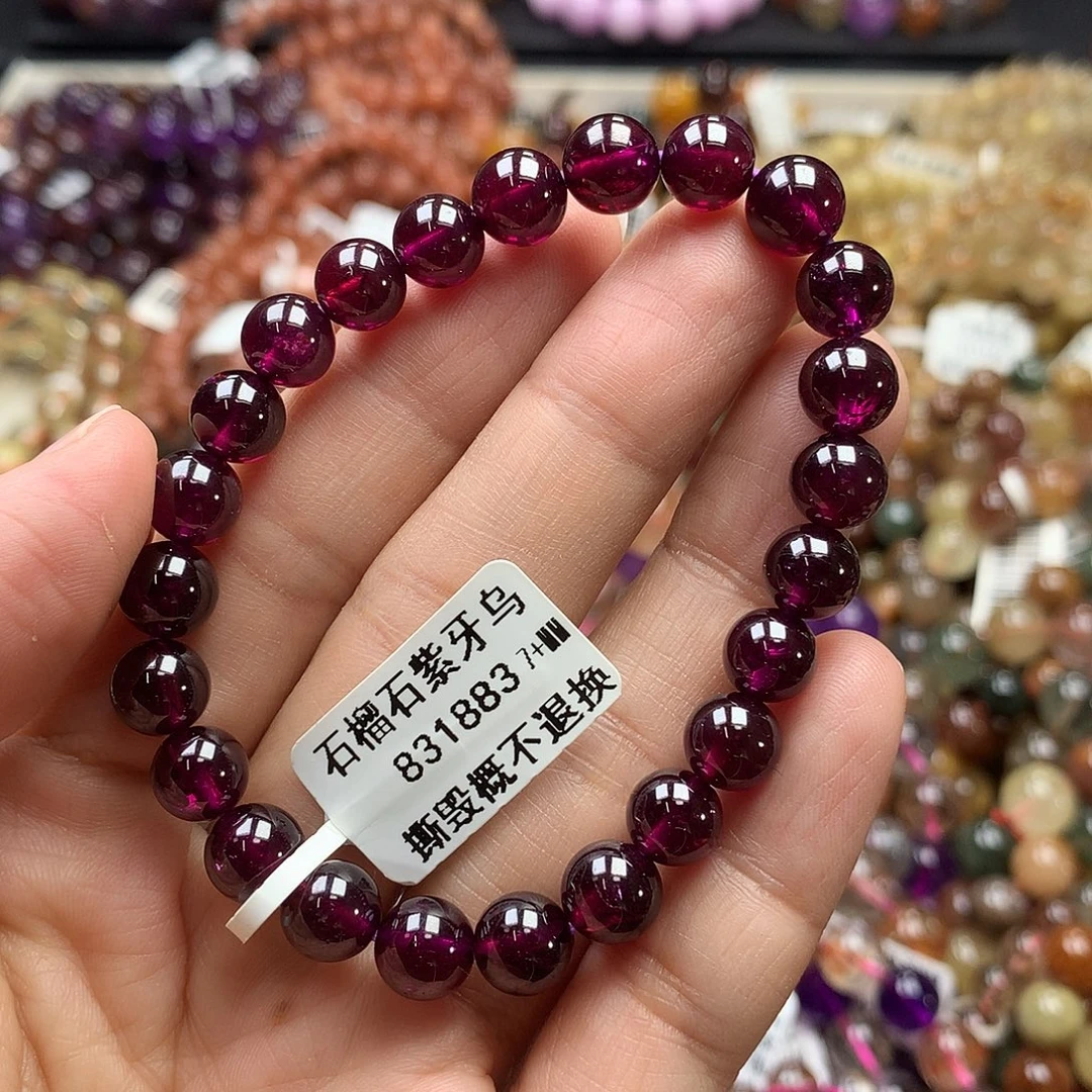未镶嵌手链石榴石，，，