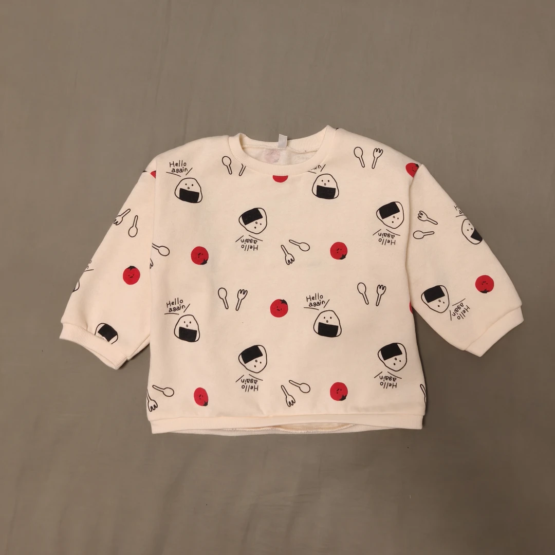 加绒卫衣男童女童小码套头卫衣