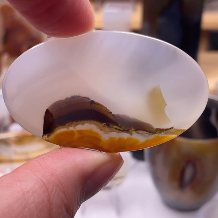 玛瑙/玉髓未镶嵌吊坠(不含链)