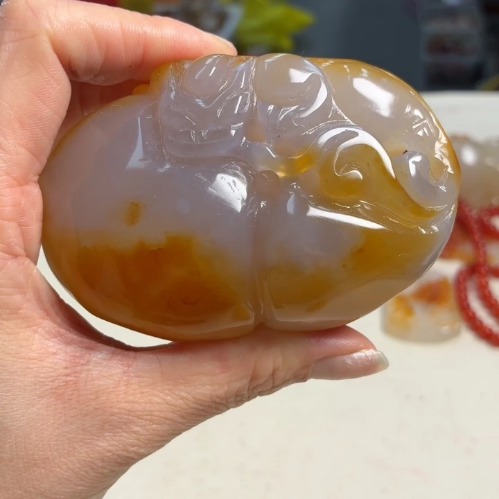 玛瑙/玉髓未镶嵌吊坠(不含链)