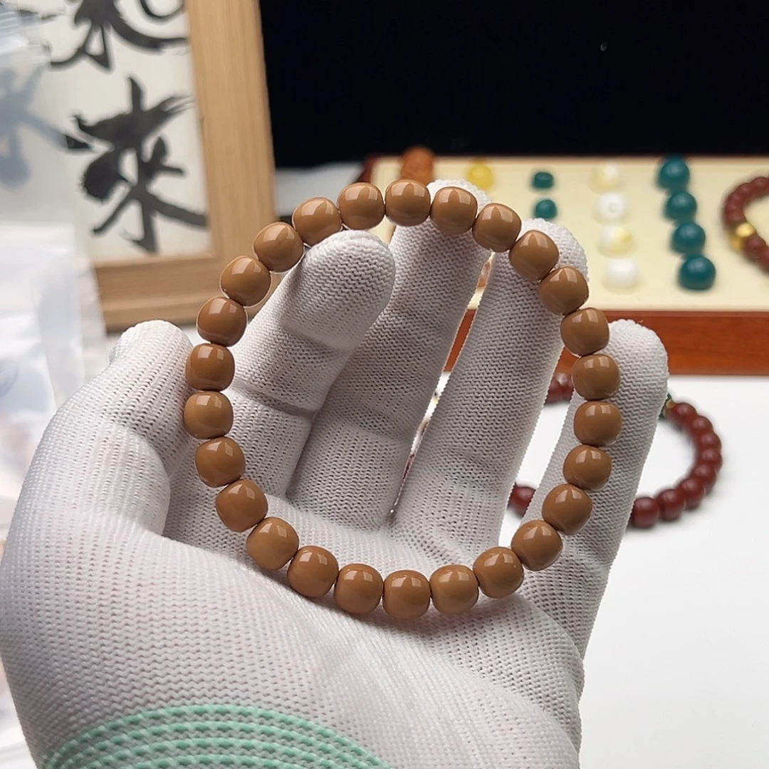 甜***圈手串猴头核桃全品老型8+