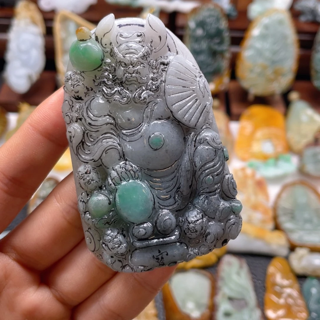 熙***泉未镶嵌定制翡翠翡翠