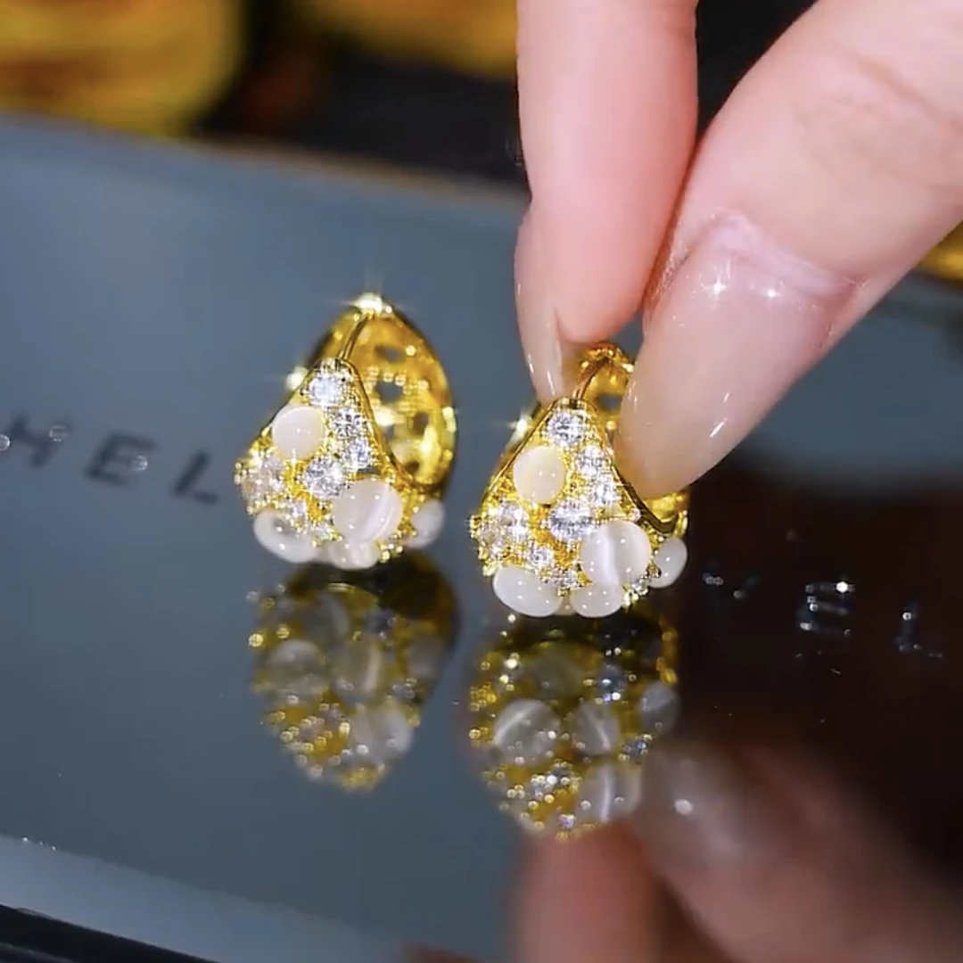 铜合金耳饰 【气质佳人】时尚气质百搭耳环