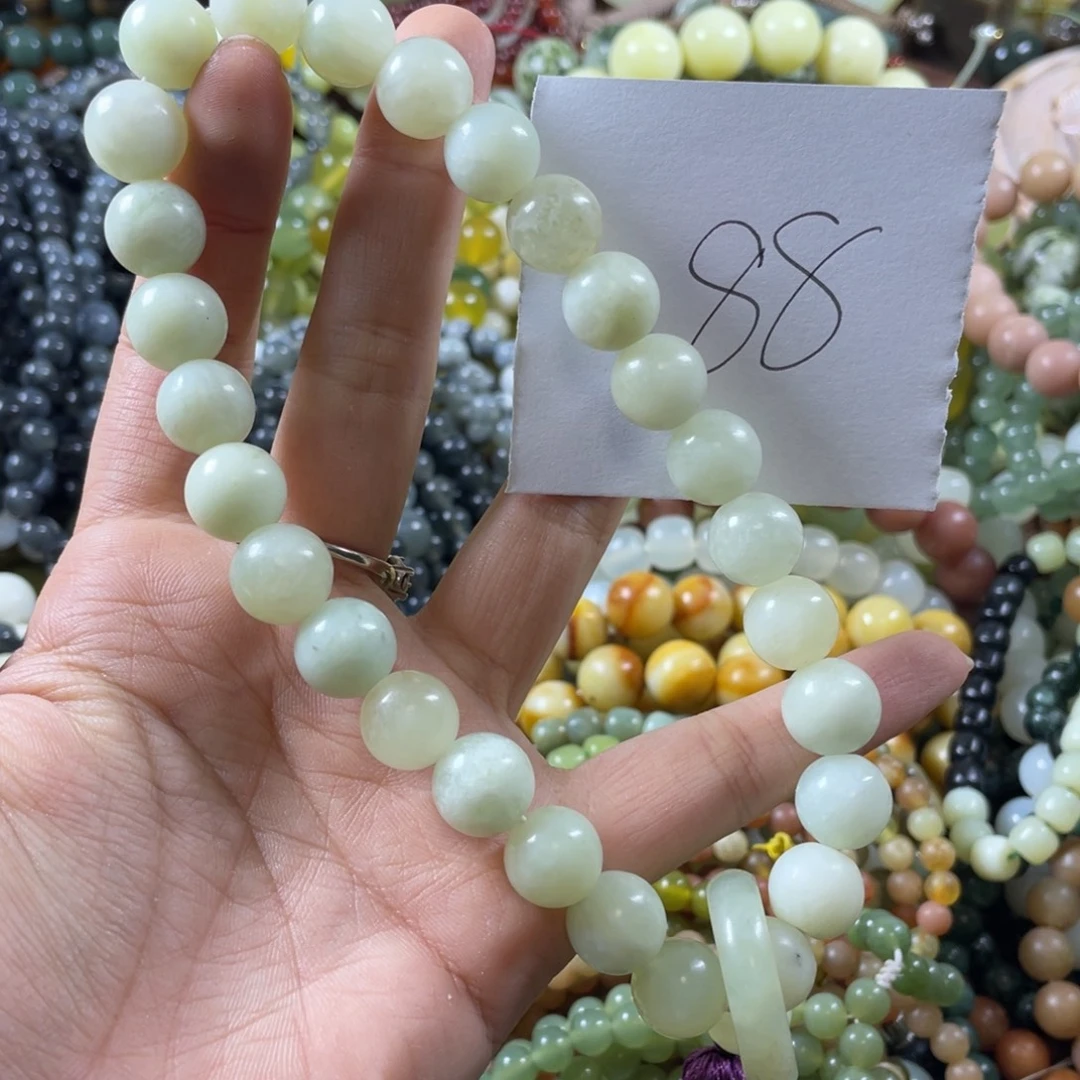 蛇纹石玉未镶嵌手串