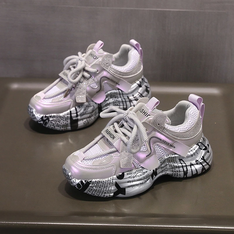 【春夏新款-现货】老爹鞋女款2025新款厚底鞋子休闲运动鞋女鞋