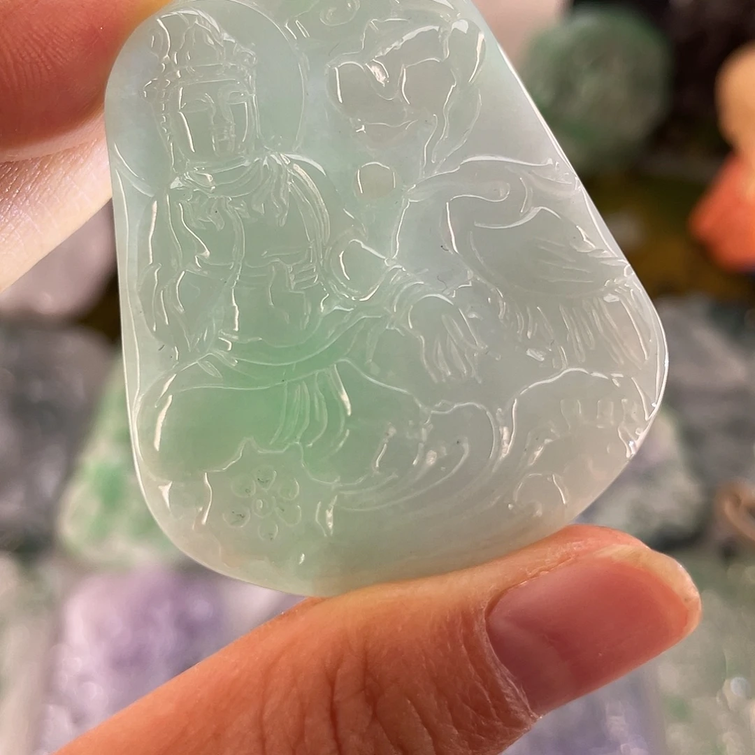 颈饰未镶嵌翡翠牌子
