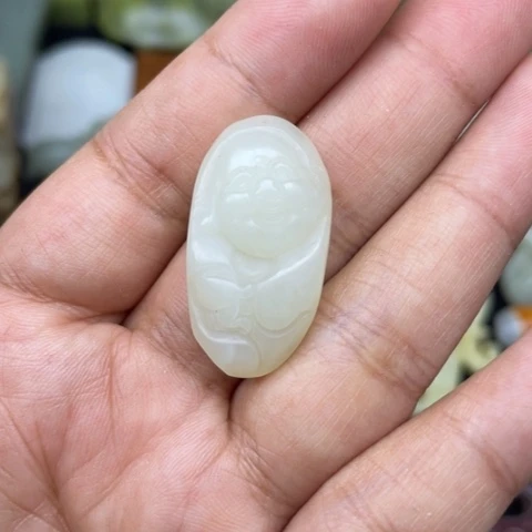 和田玉未镶嵌颈饰26