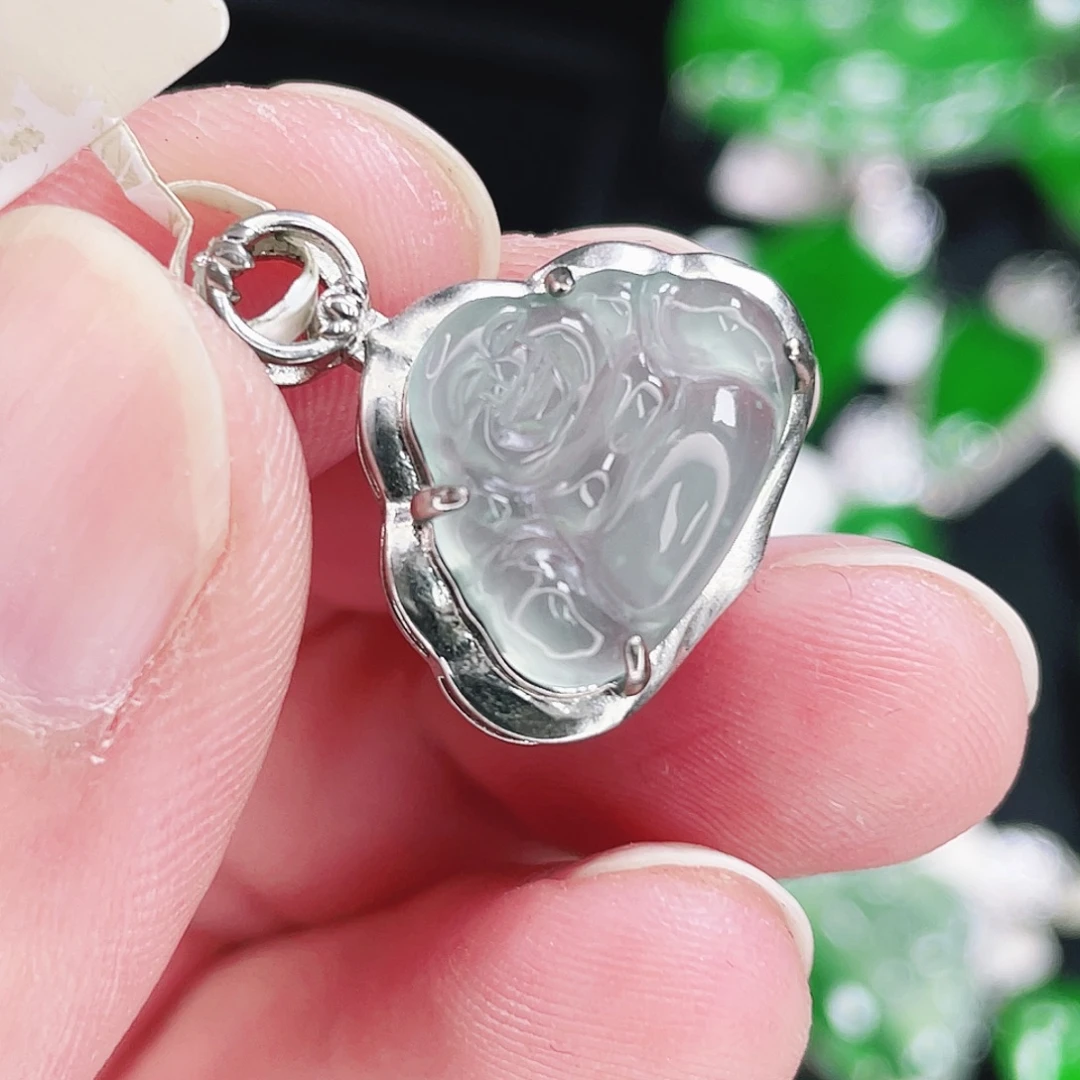 翡翠未镶嵌颈饰245