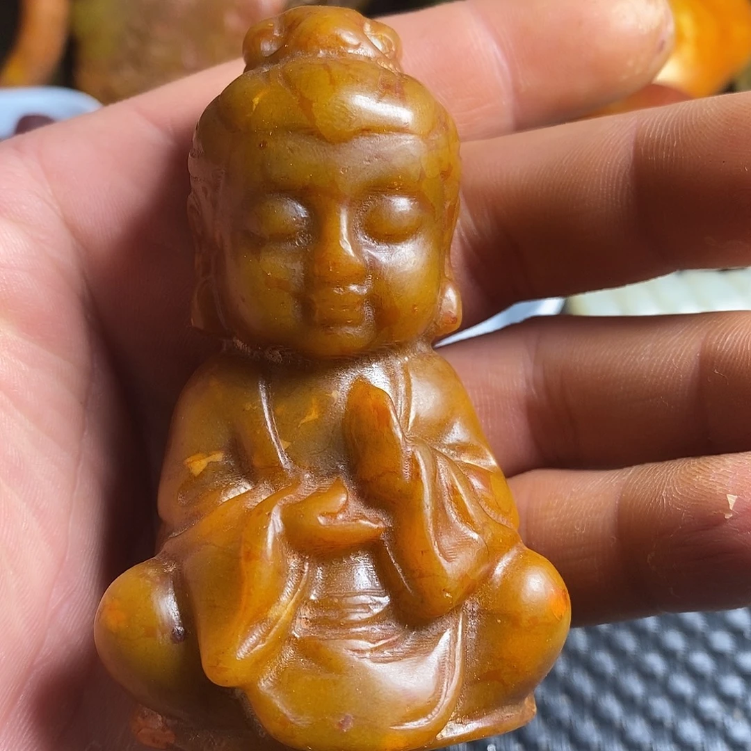 蛇纹石玉合金颈饰