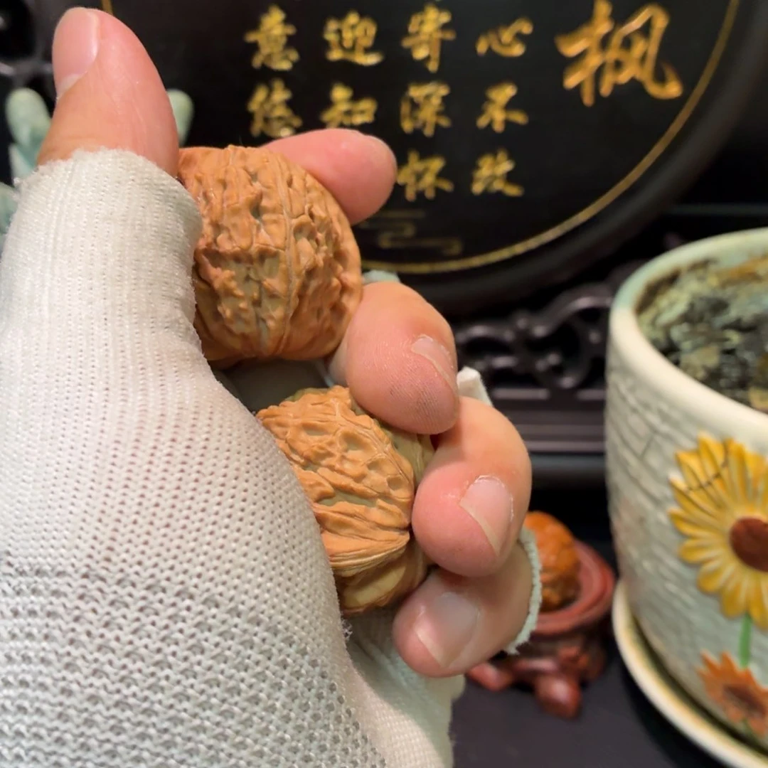 文玩核桃吊坠磨盘