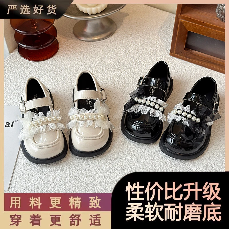 法式复古玛丽珍小皮鞋2025春秋季新款韩版女童单鞋软底防滑公主鞋
