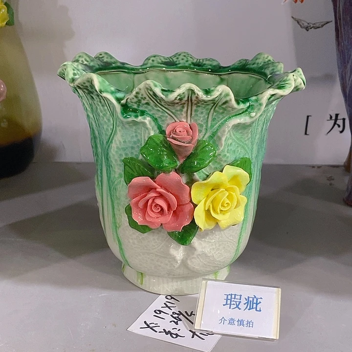 紫砂花盆多肉绿植瑕疵盆有孔
