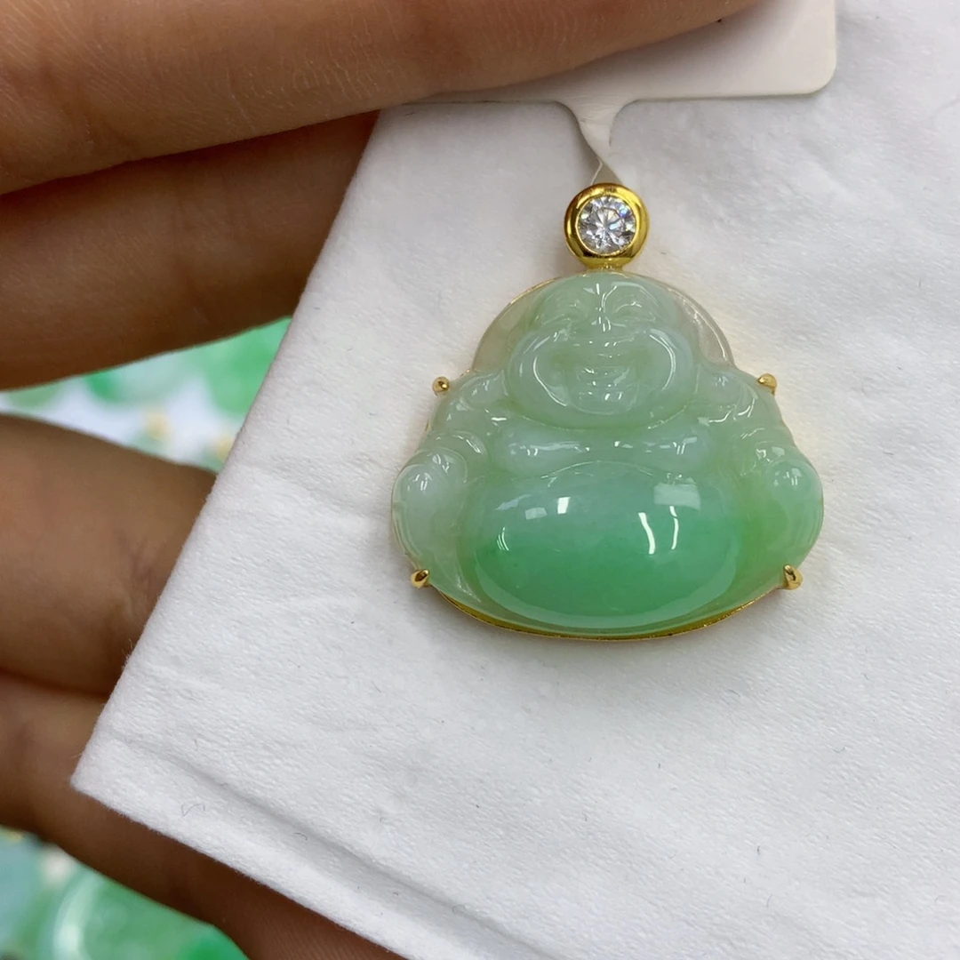 翡翠银S925镶嵌颈饰