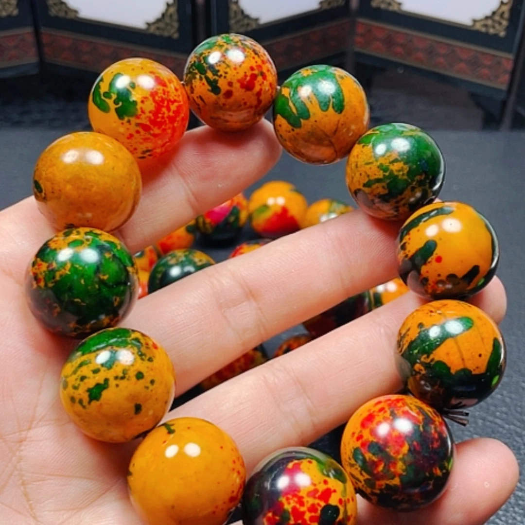 【闪购商品】玛瑙/玉髓颈饰未镶嵌七彩藏红花20