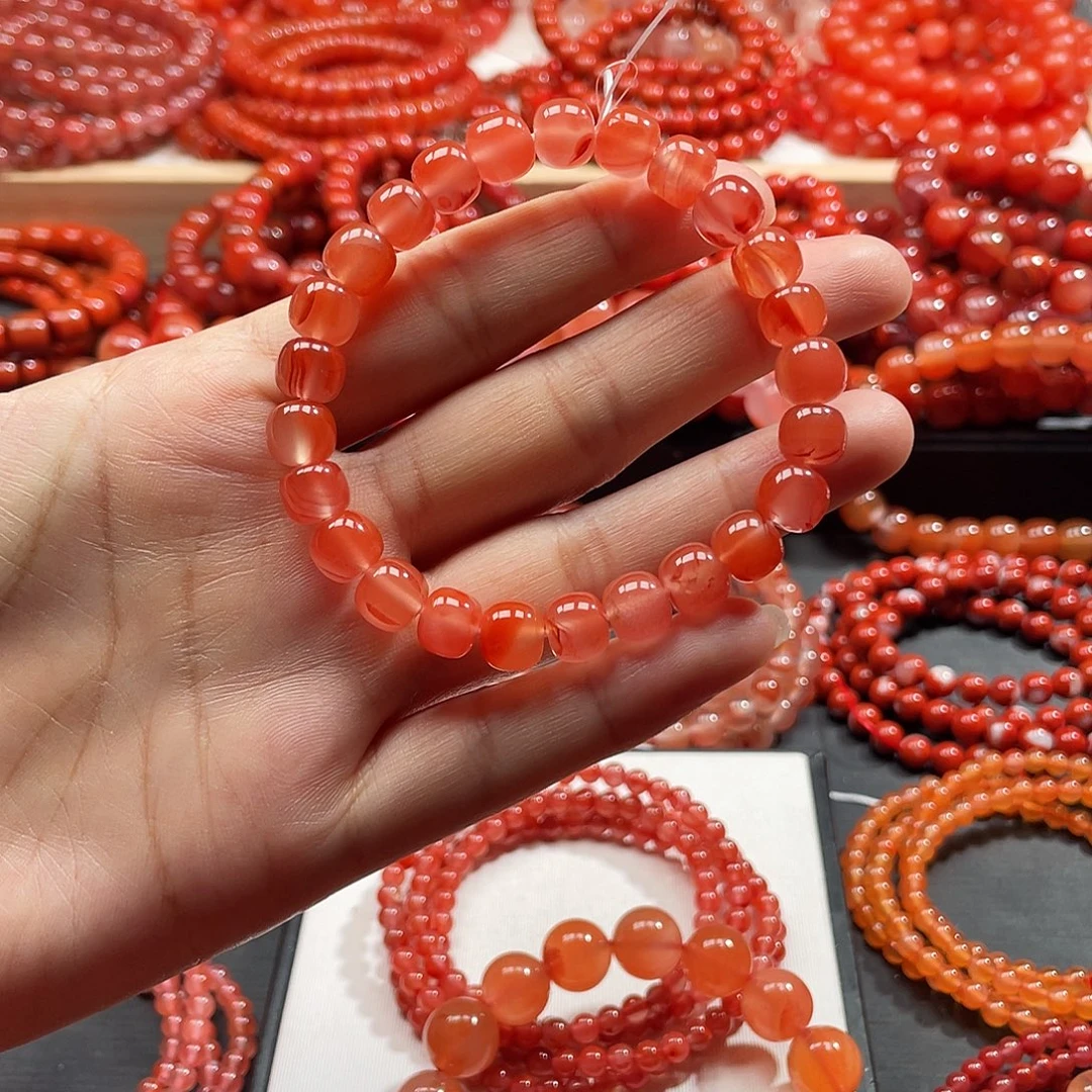 未镶嵌手链南红玛瑙