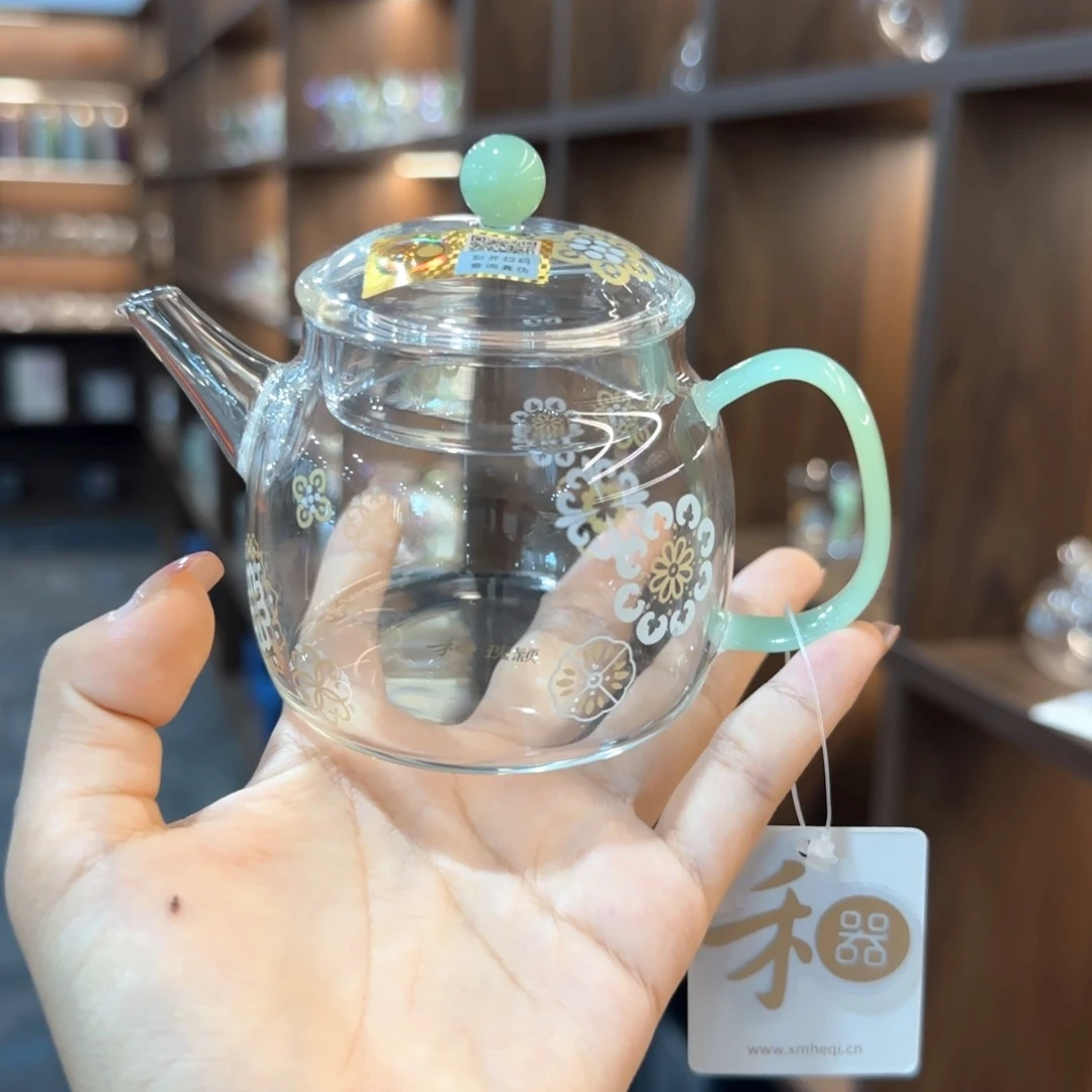禾器皮球花言卿壶浅玉色