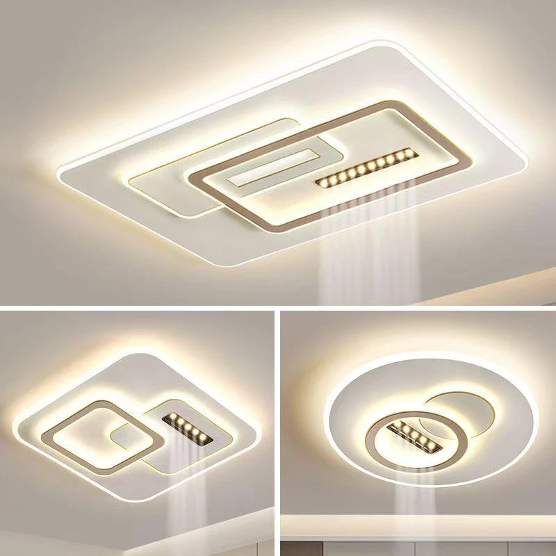 中山灯具客厅灯现代简约吸顶灯家用智能语音控制遥控创意轻奢灯具