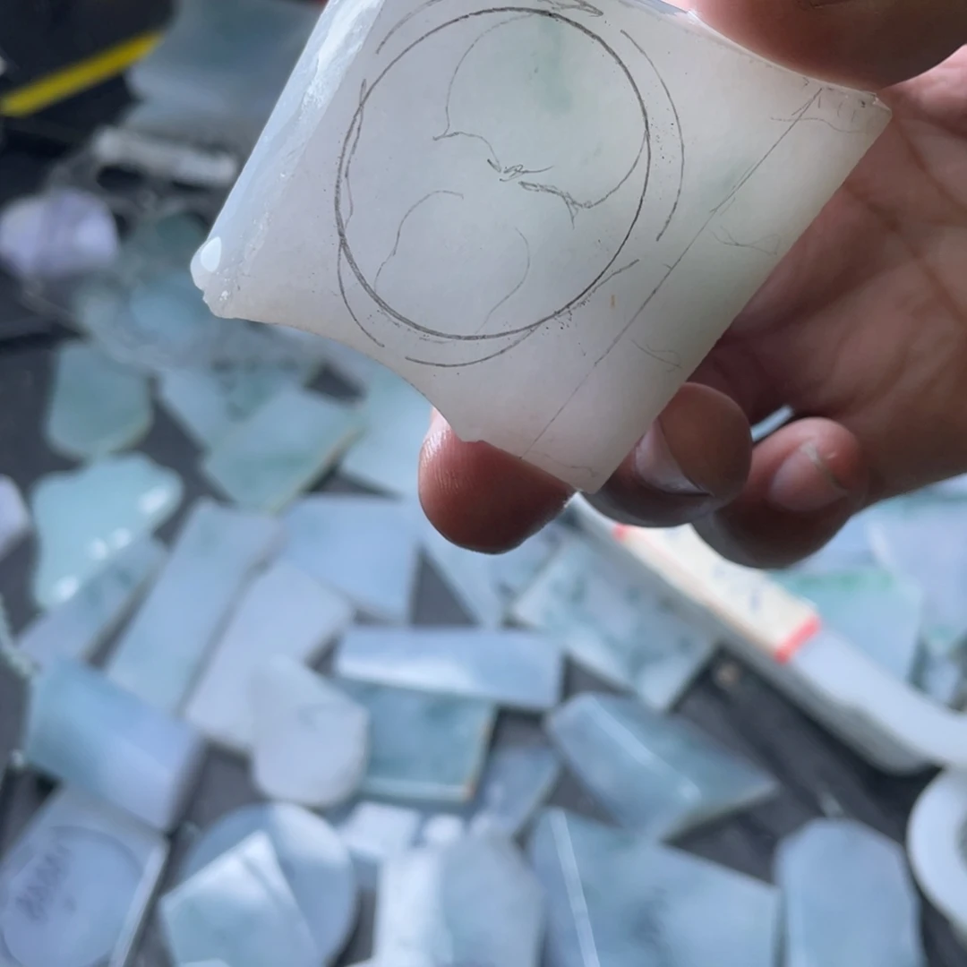 未镶嵌定制翡翠诗****梦包工平安扣