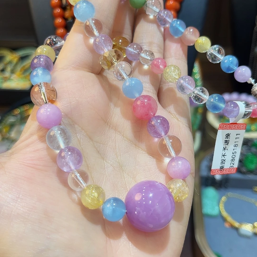未镶嵌项链水晶多宝