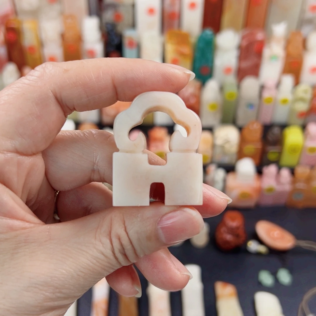 寿山石印石?****く1.2连朱章