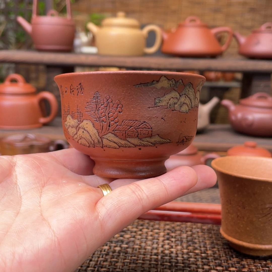 茶壶紫砂宜兴原矿紫砂手工制90