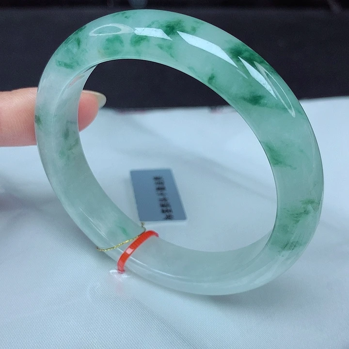 翡翠未镶嵌手镯56圈999