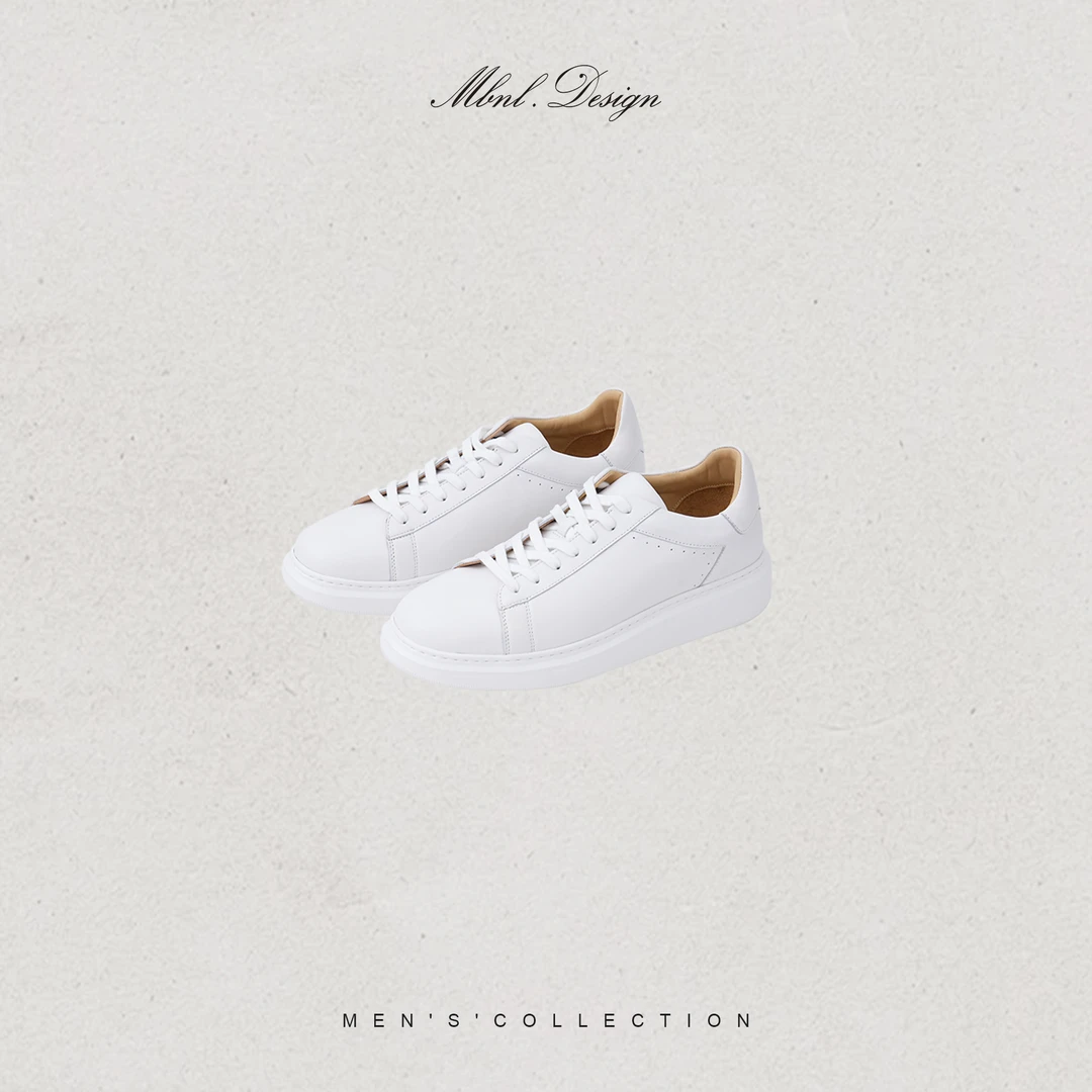 MBNL-F「Casual Shoes」秦磊男装二针工艺小牛皮休闲鞋LL-WXZ9034