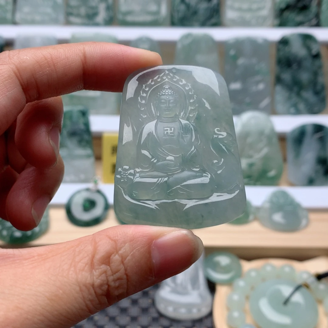 吊坠(不含链)未镶嵌翡翠阿弥陀佛