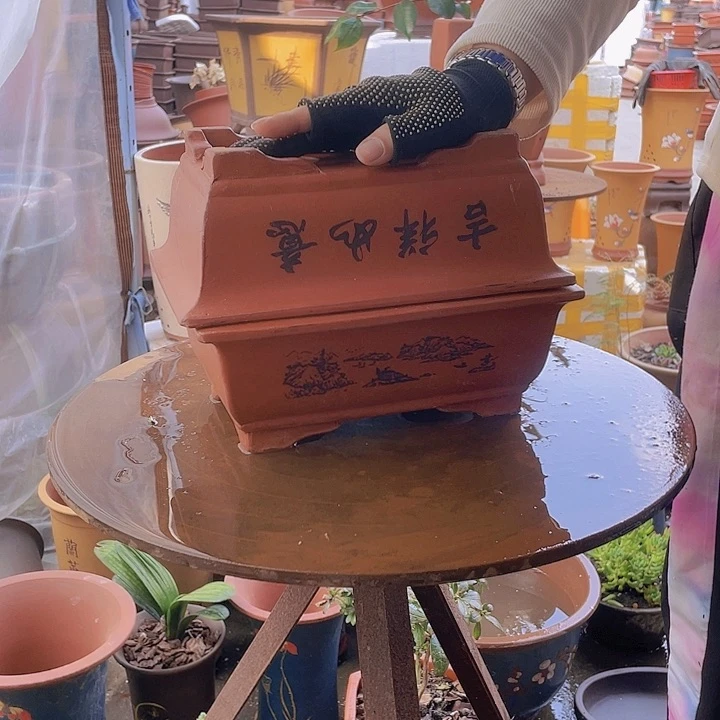 宜兴紫砂26+26红马槽