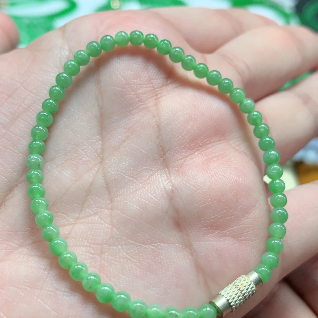 未镶嵌手链翡翠翡翠