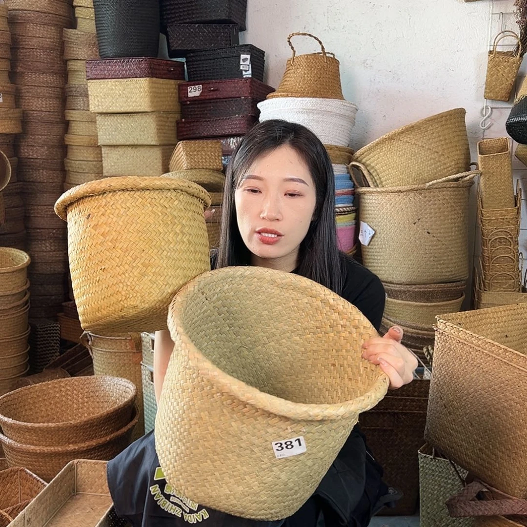 草编草编包/草编收纳盒微瑕疵