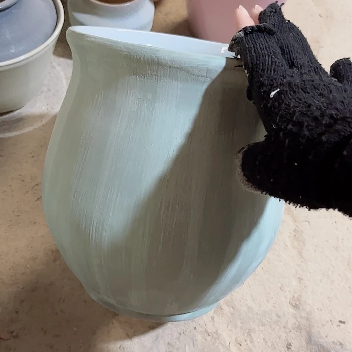 瓶口17高22瑕景德镇陶瓷满29包邮