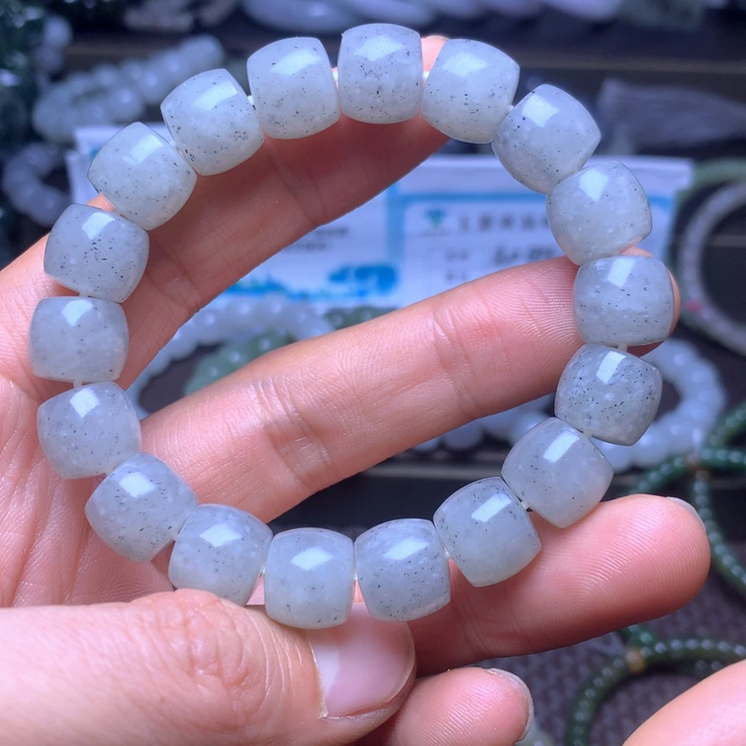 和田玉未镶嵌手串10