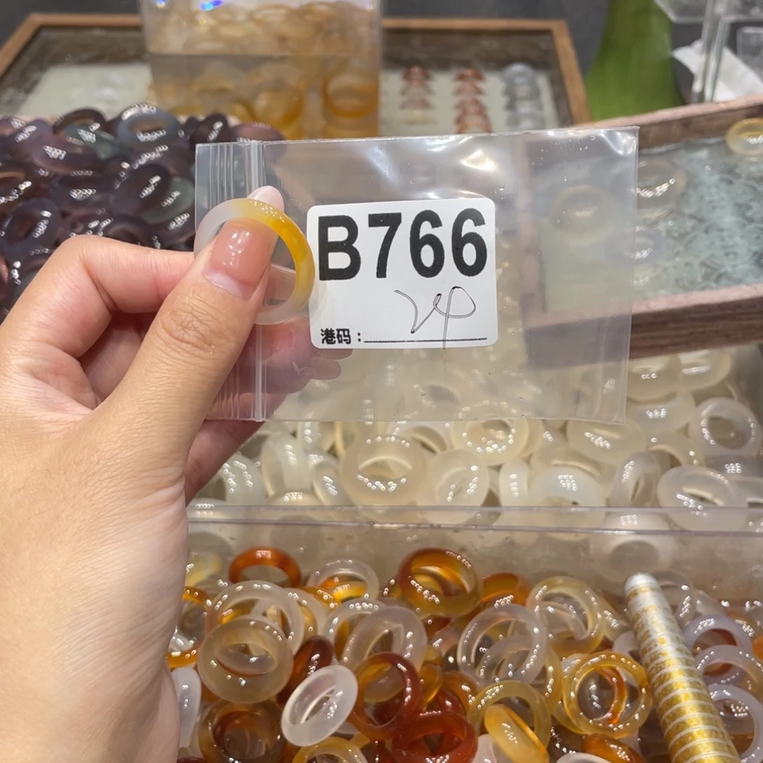 玛瑙/玉髓未镶嵌戒指766