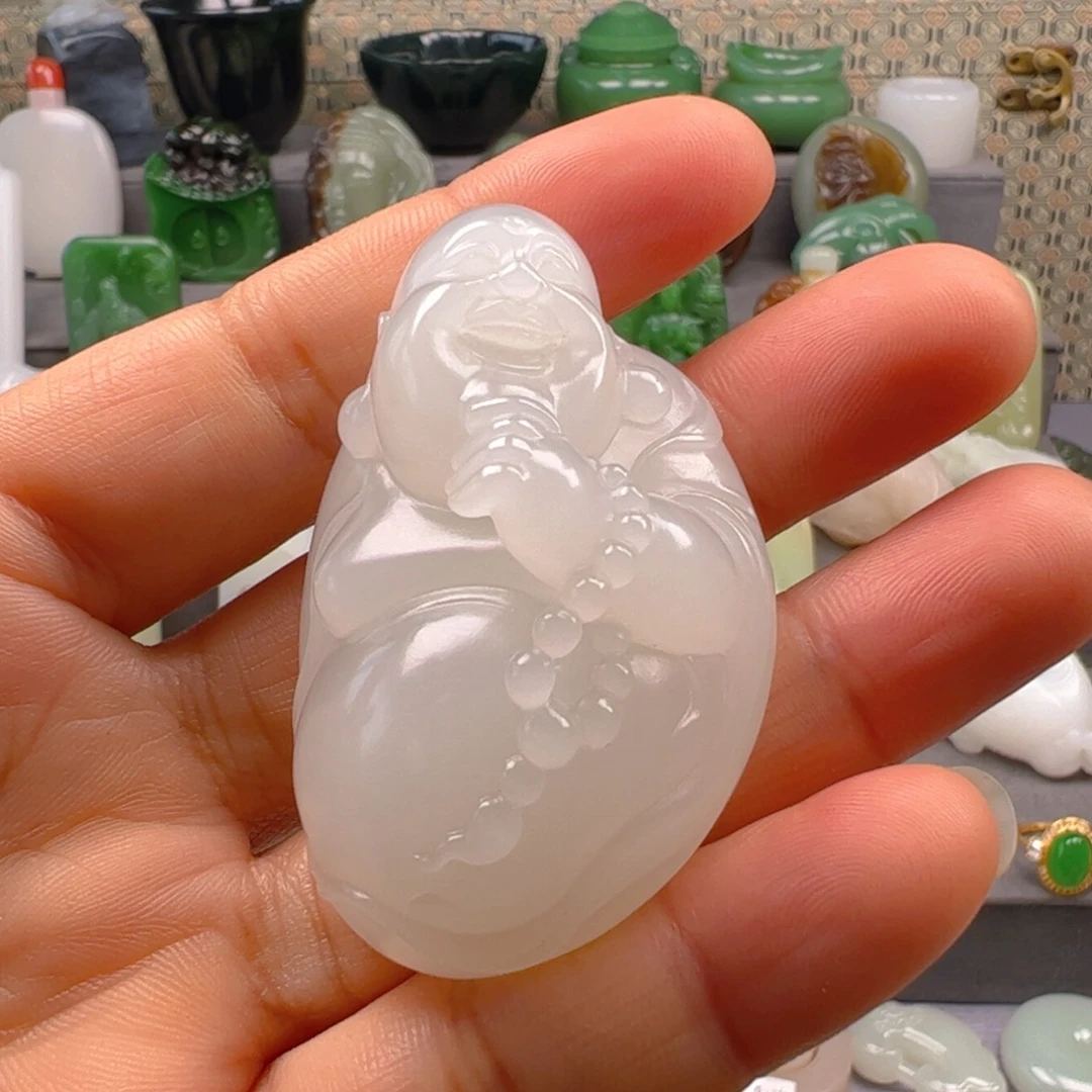 和田玉颈饰未镶嵌