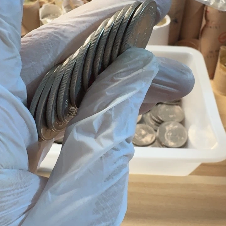 其他普通金属10枚大5的，流通品