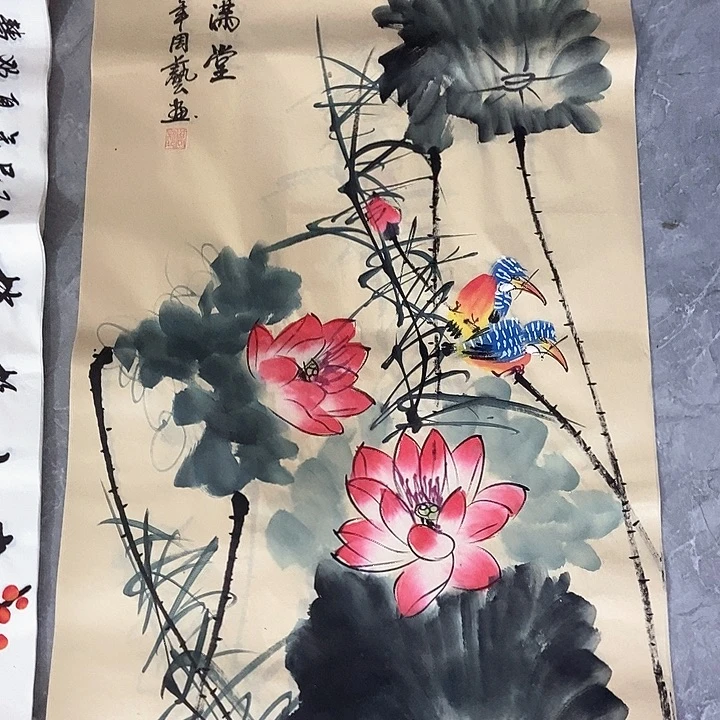 小周画廊的直播间