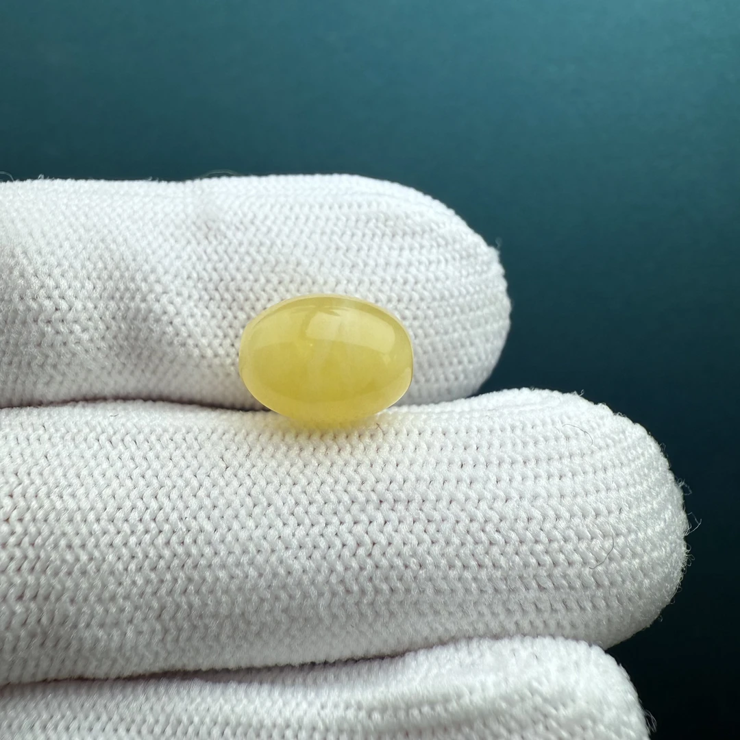 F1402天然原矿蜜蜡 枣珠8.7*11.8mm支持复检假一罚十